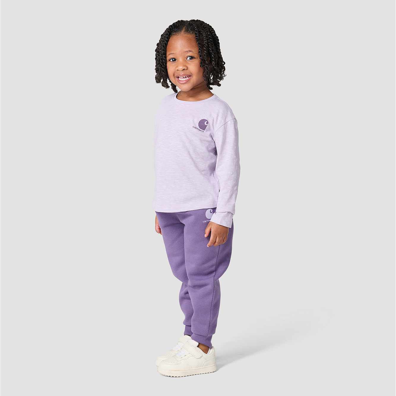 Girls' Elastic Waistband Logo Sweatpant (Baby/Toddler)