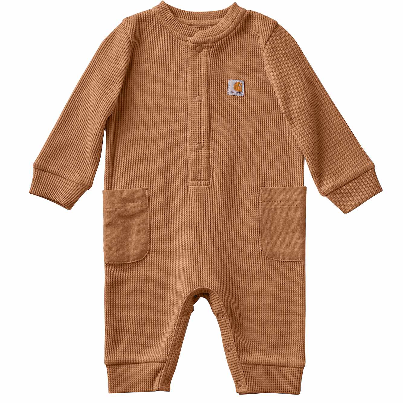 Kids' Long Sleeve Thermal Henley Coverall (Baby)