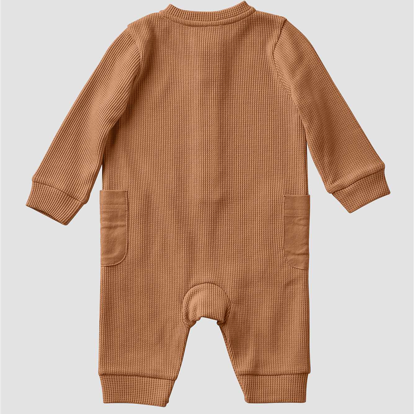 Kids' Long Sleeve Thermal Henley Coverall (Baby)