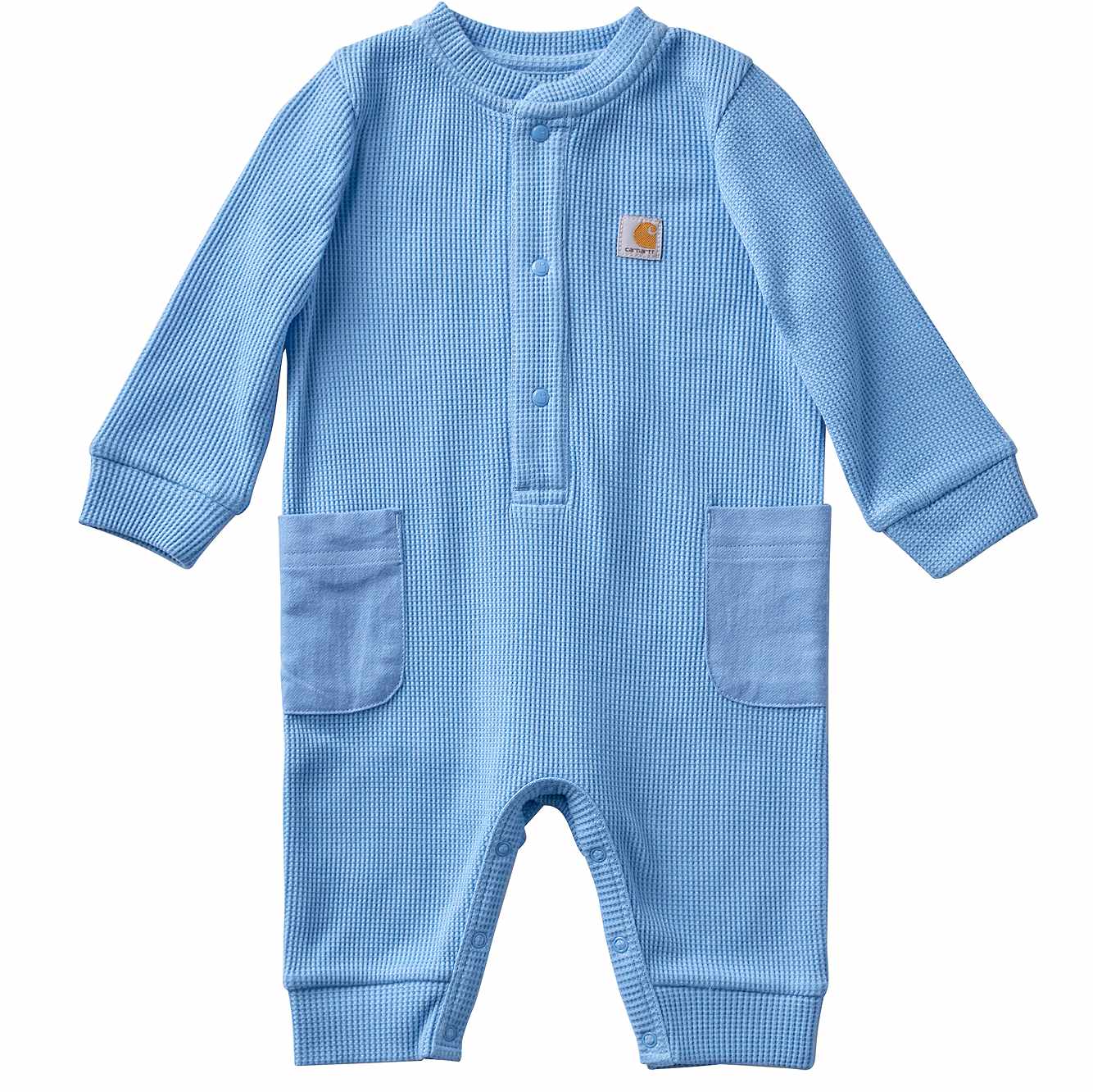 Kids' Long Sleeve Thermal Henley Coverall (Baby)