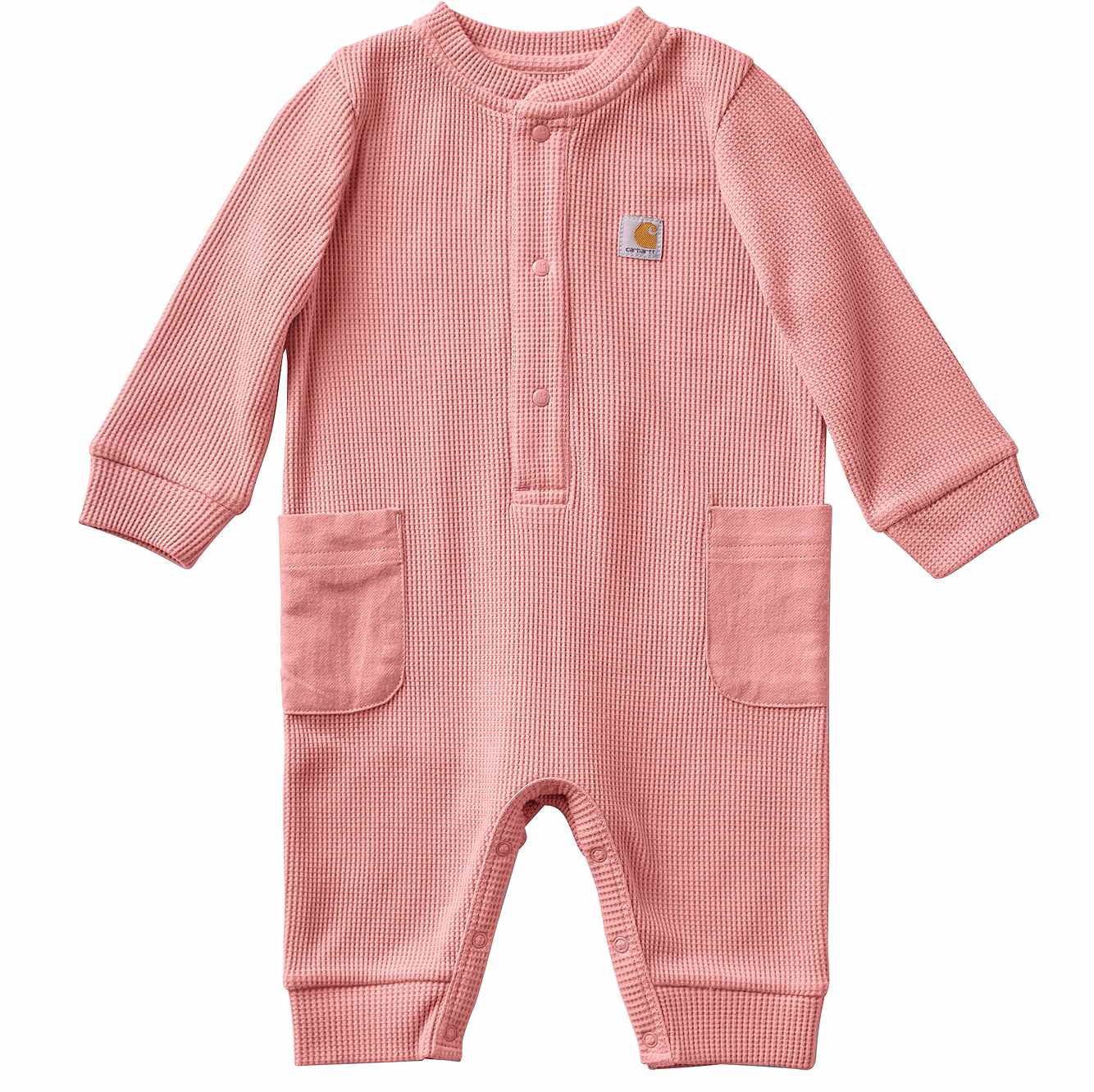 Kids' Long Sleeve Thermal Henley Coverall (Baby)