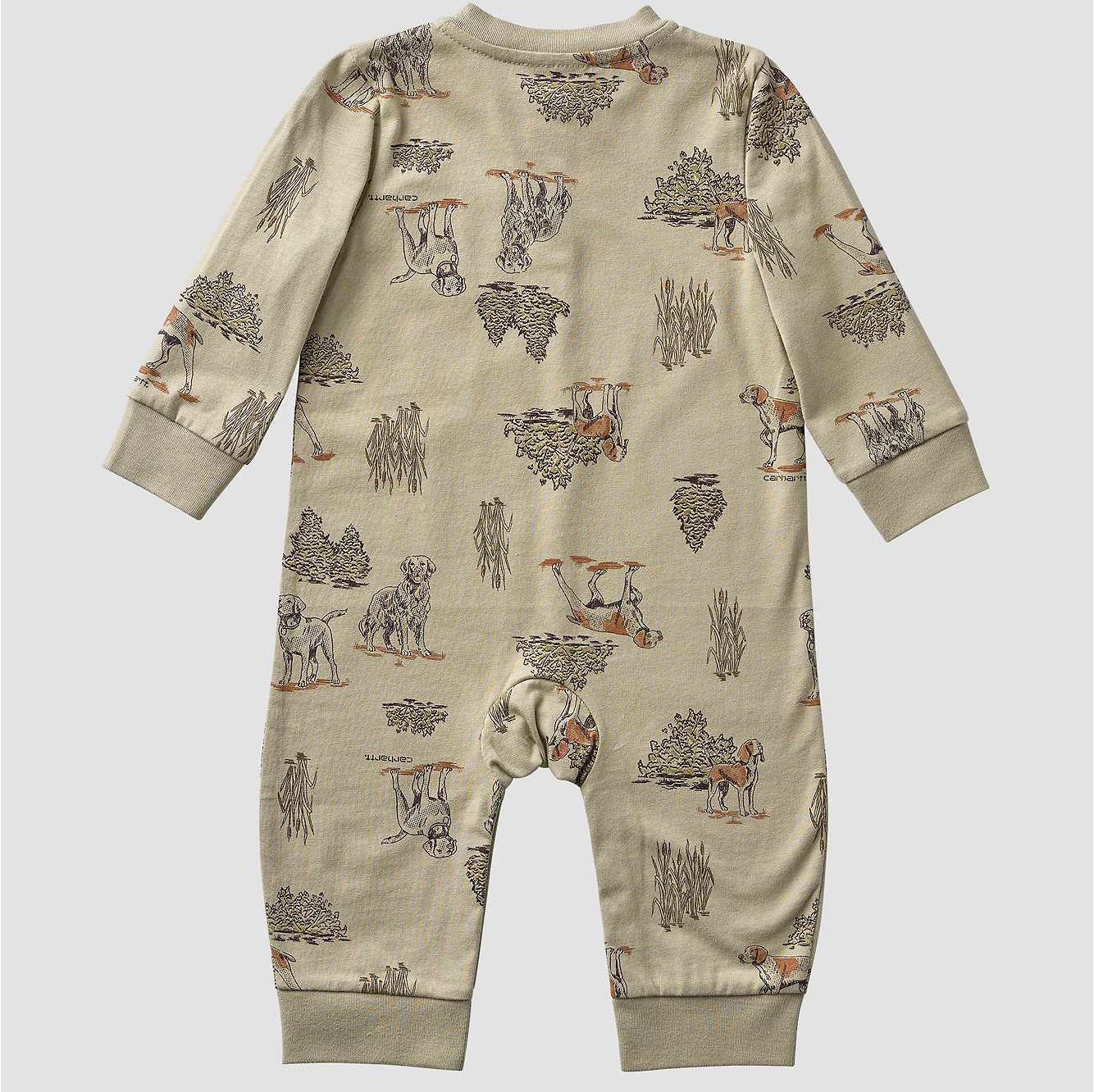 Boys' Long Sleeve Dog Print Coverall (Baby)