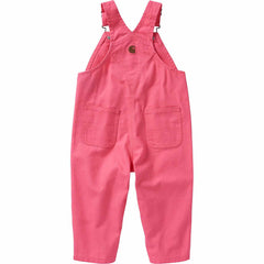 Girls' Loose Fit Canvas Bib Overall