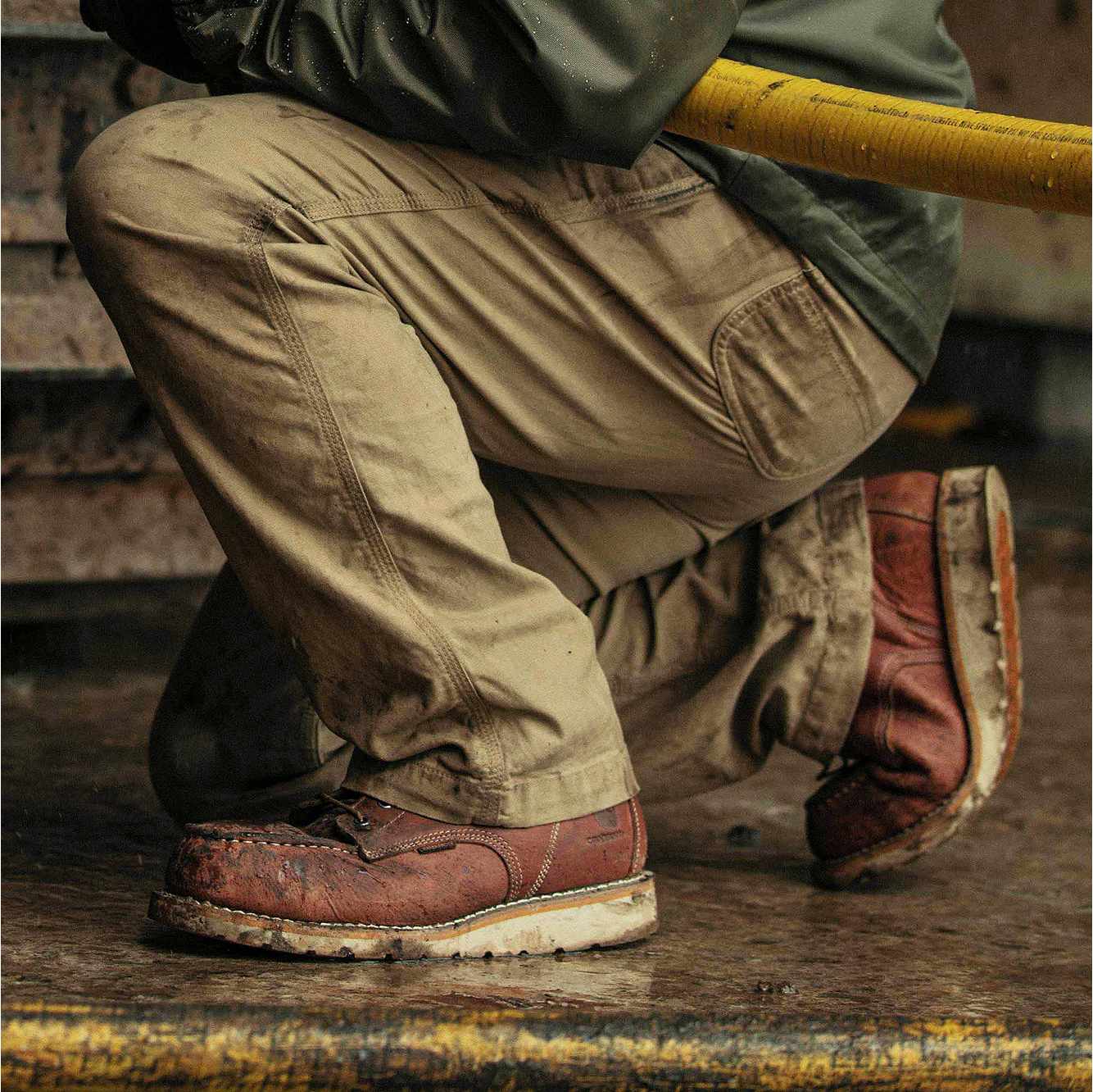 6" Waterproof Moc Steel Toe Wedge Work Boot