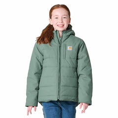 Girls' Long Sleeve Full-Zip Montana Insulated Hooded Jacket (Youth)