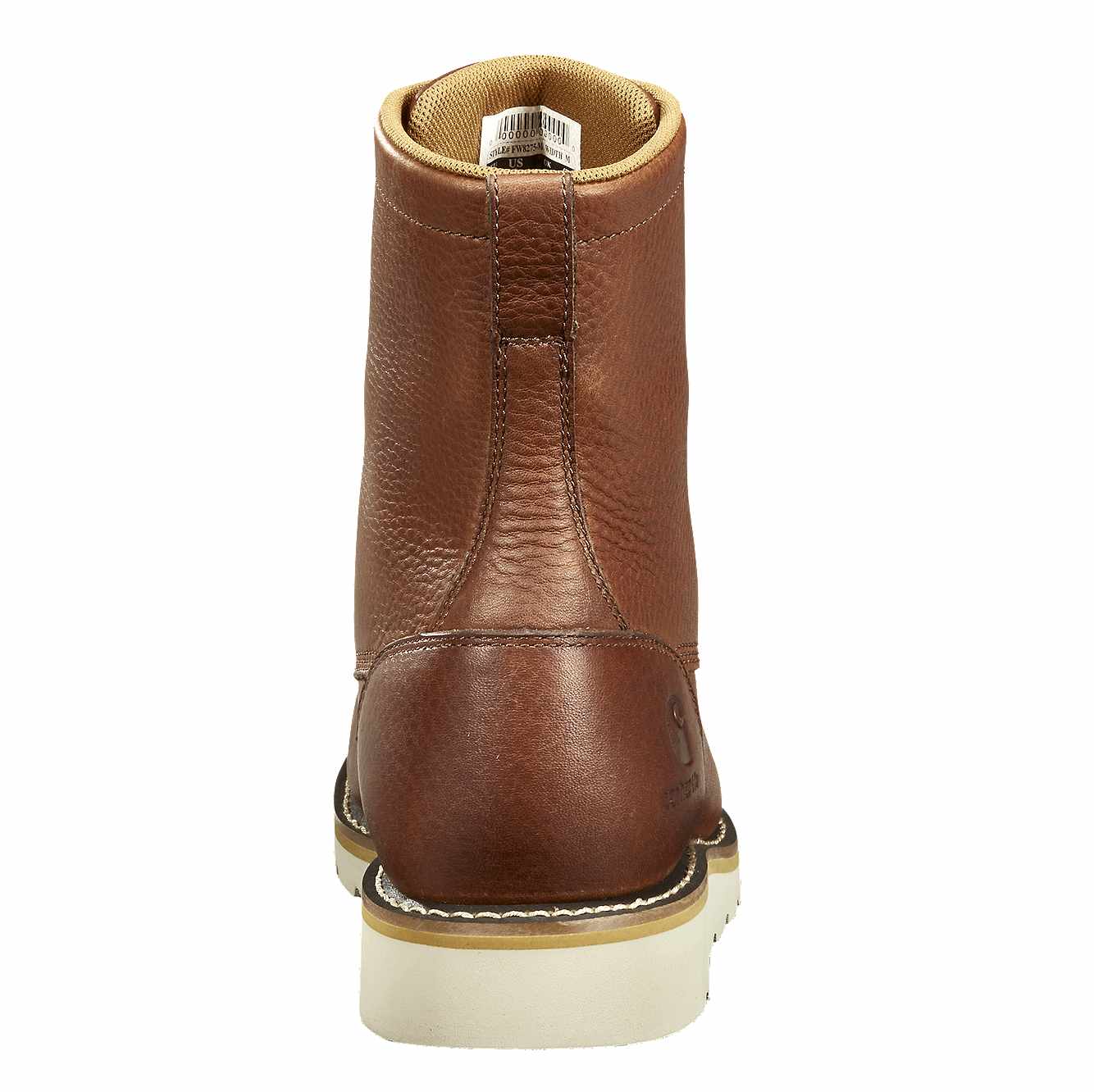 Waterproof 8" Moc Steel Toe Wedge Work Boot