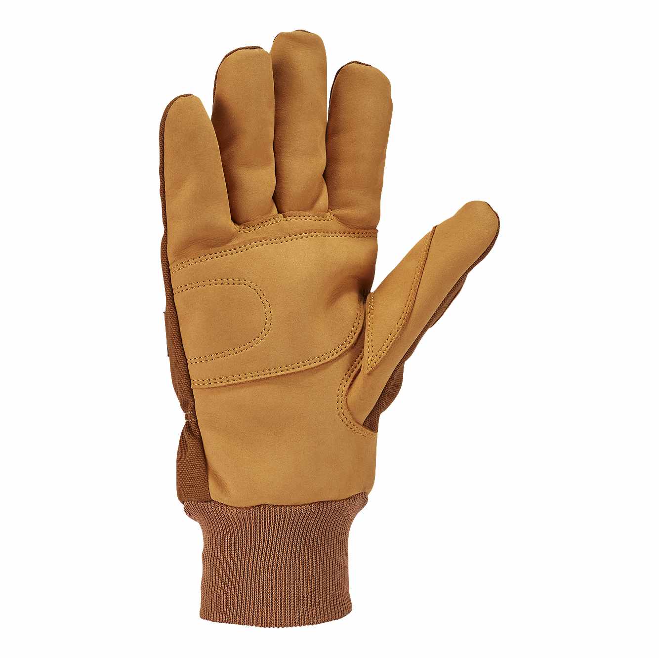 Insulated Duck Synthetic Leather Knit Cuff Glove