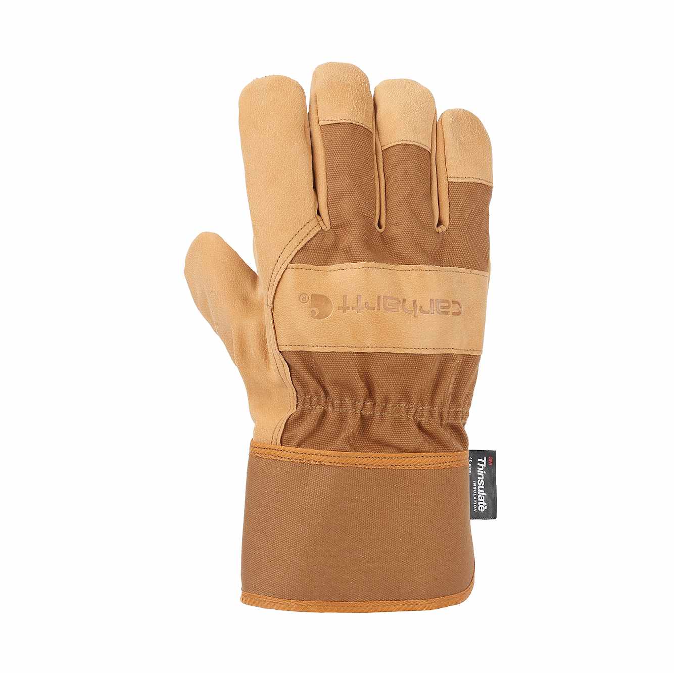 Insulated Duck Synthetic Leather Safety Cuff Glove