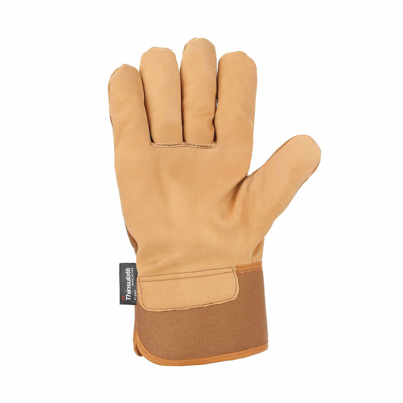 Insulated Duck Synthetic Leather Safety Cuff Glove