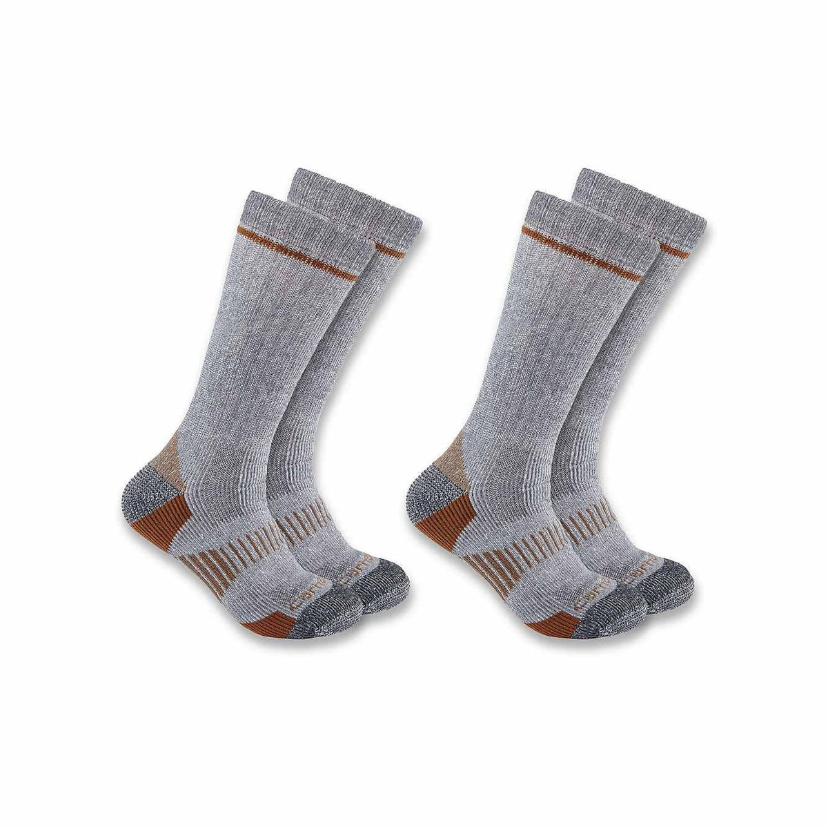 Midweight Synthetic-Wool Blend Boot Sock 2-Pack