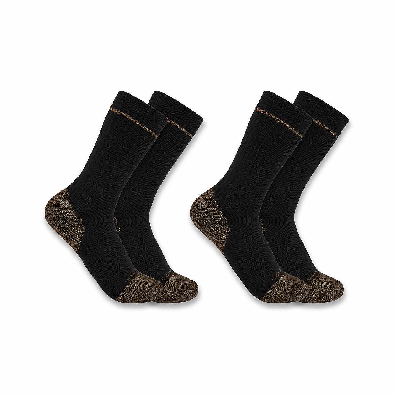 Midweight Cotton Blend Steel Toe Boot Sock 2-Pack