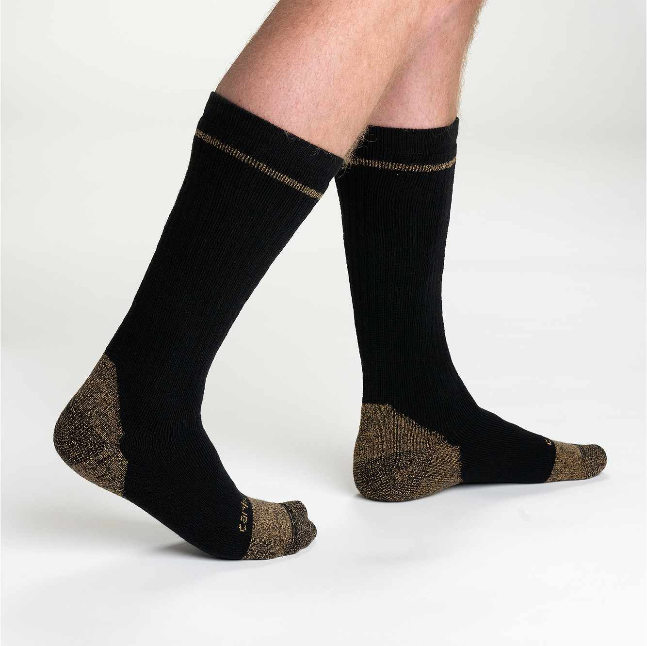 Midweight Cotton Blend Steel Toe Boot Sock 2-Pack