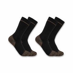 Midweight Cotton Blend Steel Toe Boot Sock 2-Pack