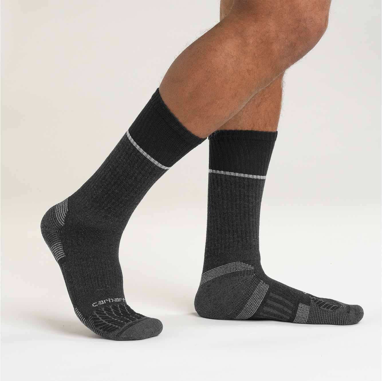 Carhartt Force® Midweight Steel Toe Crew Sock 2-Pack