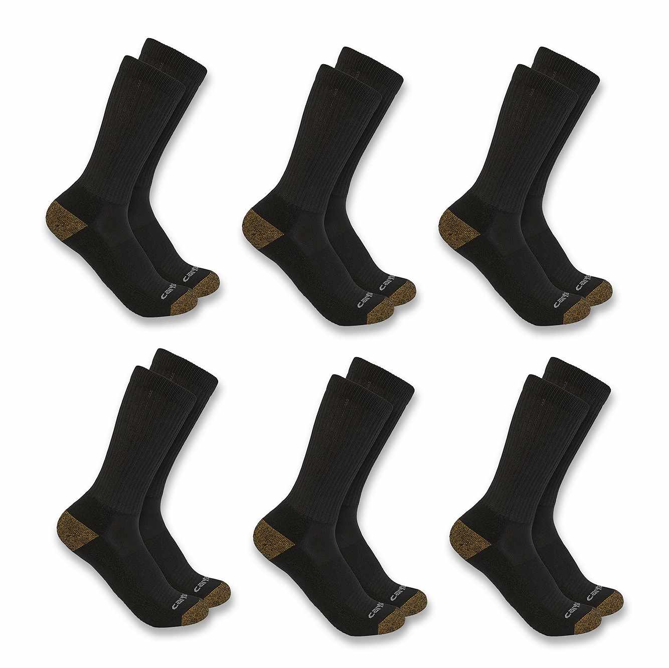 Midweight Crew Sock 6-Pack