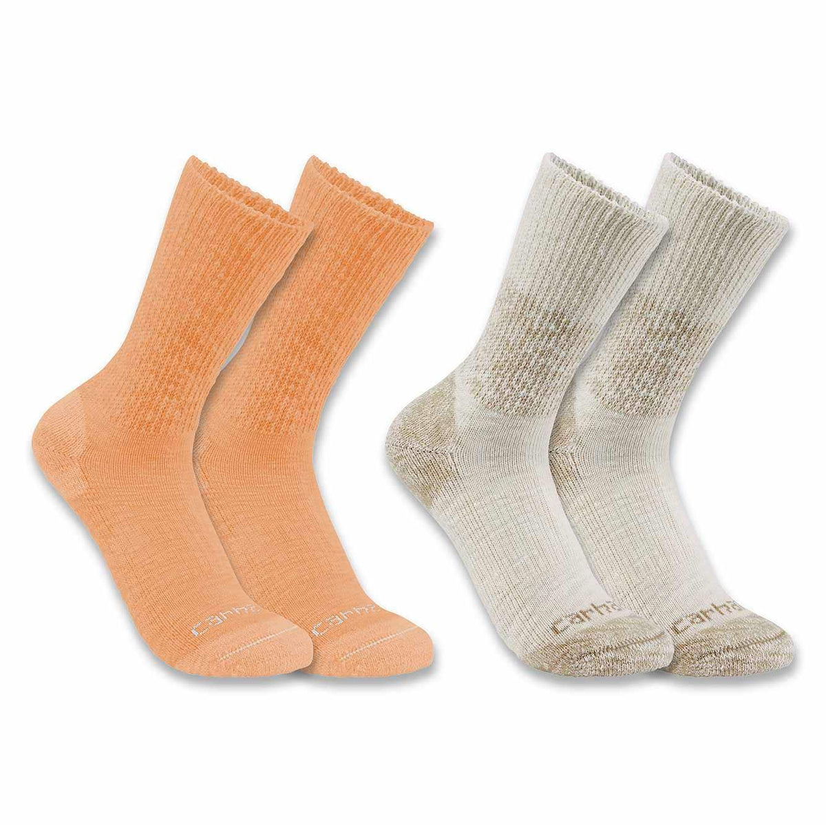 Women's Midweight Cotton Blend Crew Sock 2-Pack