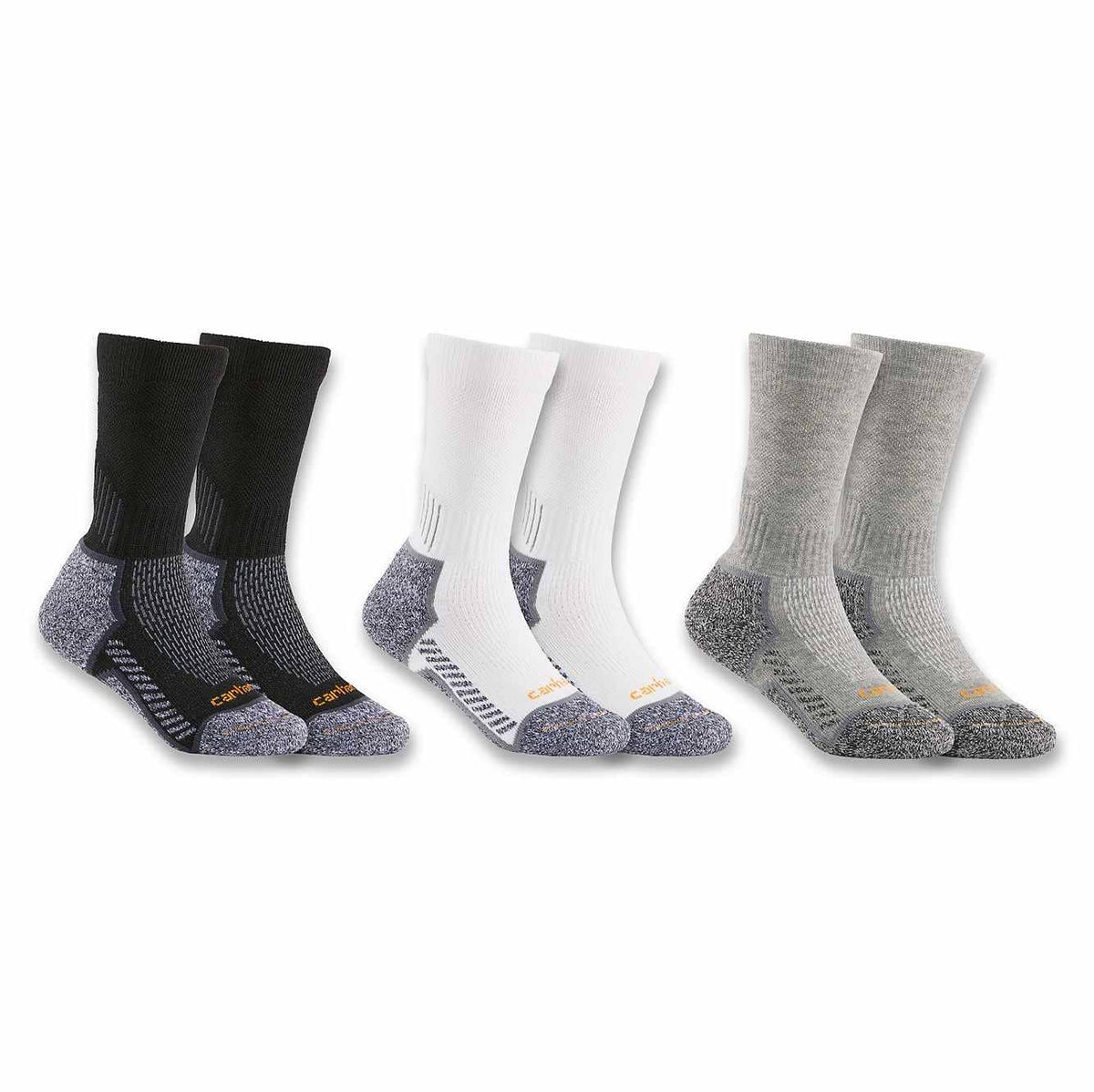 Kids' Force Midweight Crew Sock 3-Pack