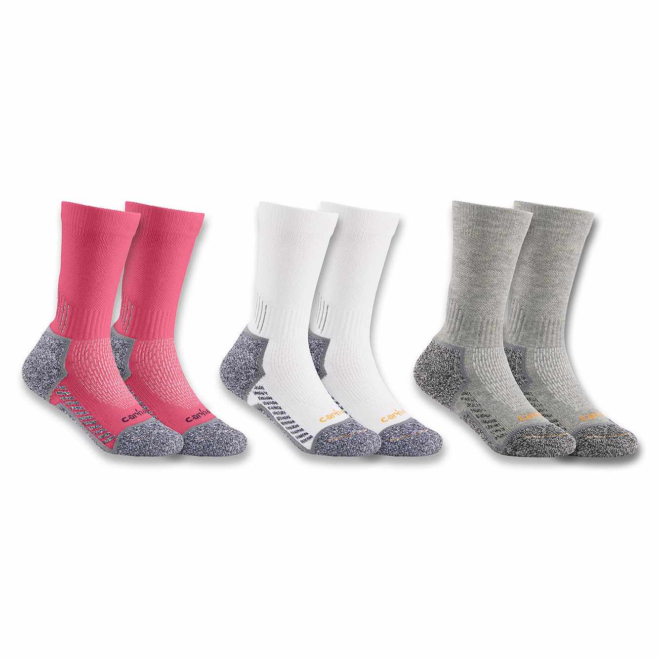 Kids' Force Midweight Crew Sock 3-Pack