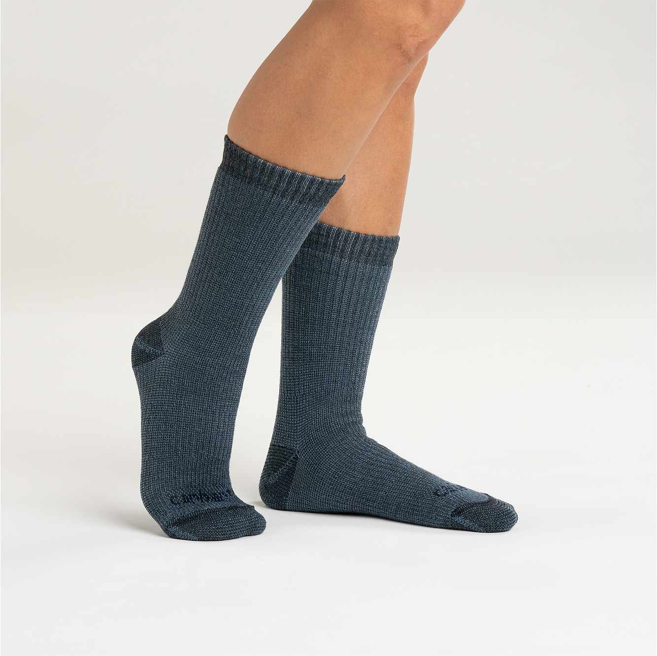 Women's Heavyweight Synthetic-Wool Blend Crew Sock 4-Pack