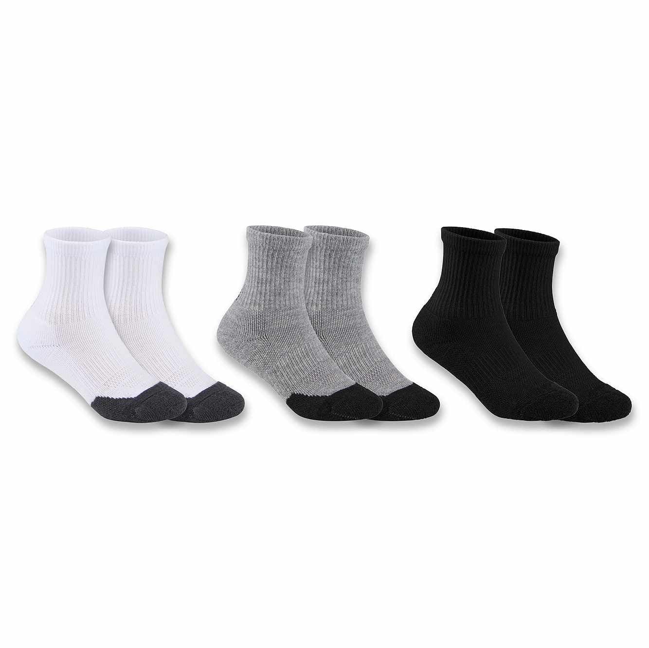 Kids' Force Midweight Logo Crew Sock 3-Pack