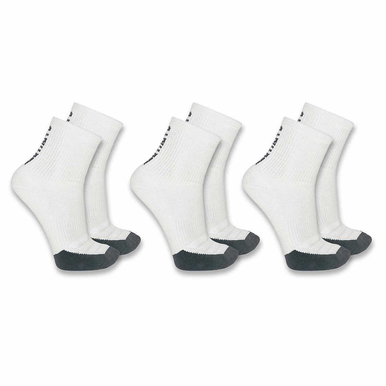 Carhartt Force® Midweight Logo Short Crew Sock 3-Pack